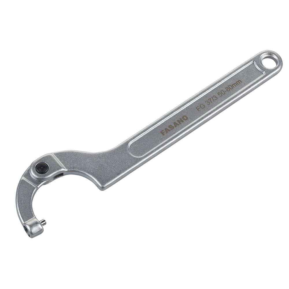 Hook wrenches with round noses