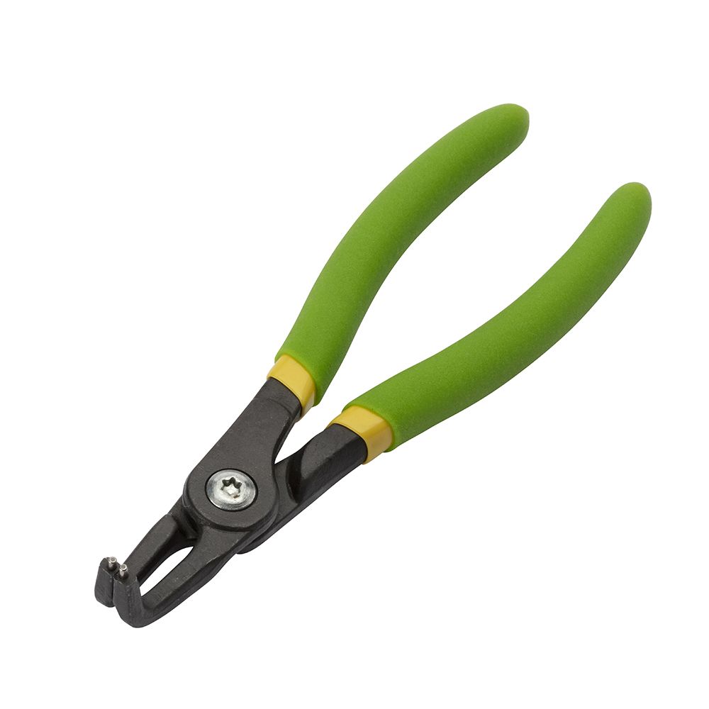 Currved 90¬∞ circlip pliers for inside circlips equipped with reinforced tips for Heavy duty circlips
