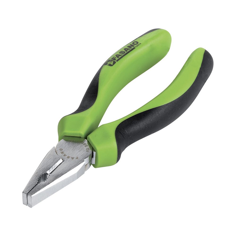 Combination pliers equipped with Soft-run spring