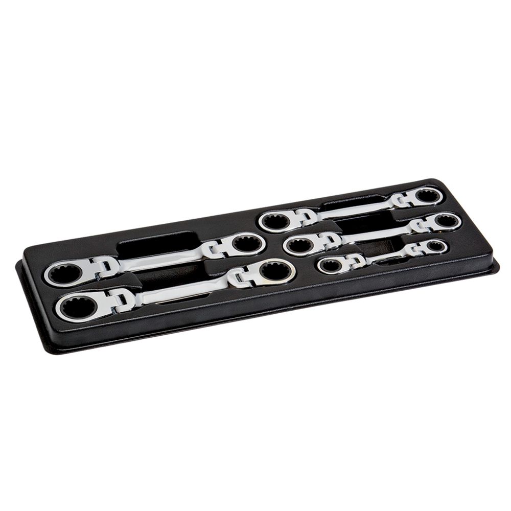 Double end flexible gear wrenches