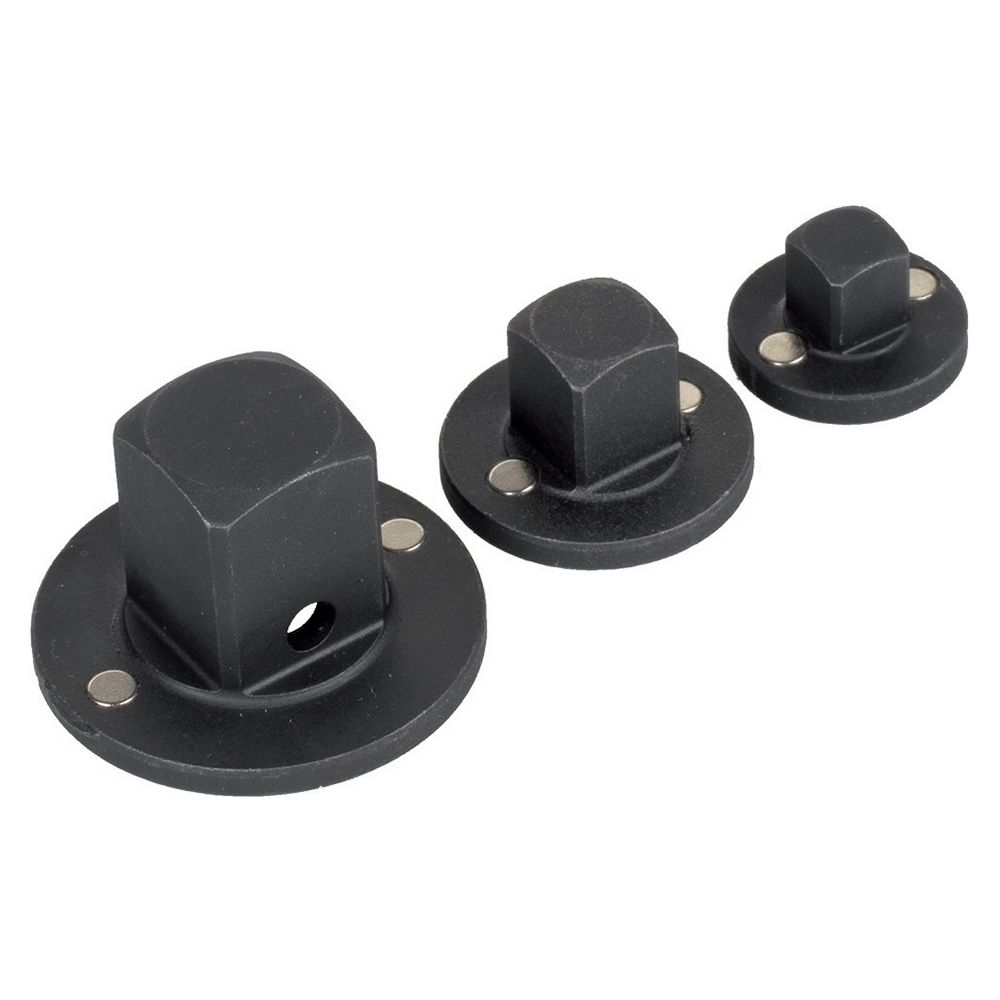 Set of 3pcs impact magnetic socket adaptors - EXTRA FLAT model