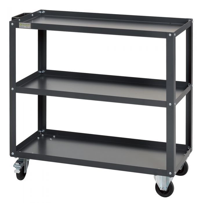 Tool carrying trolley with 3 shelfs 