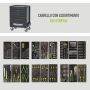 Tool trolley FG 100 with 7 drawers with assortment of 356 tools in rigid modules