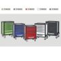 Tool trolley FG 100 with 7 drawers with assortment of 356 tools in rigid modules