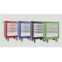 Fasano Tools tool trolley with 6 drawers, with assortment of 195 tools, in rigid ABS modules