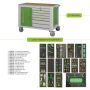 Tool boxes with 14 drawers - mod FG 160 + 6 drawers with assortment