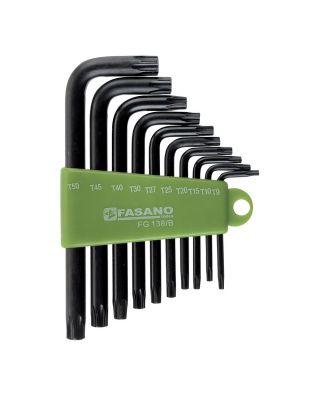 Set of offset key wrenches with Torx head - short series