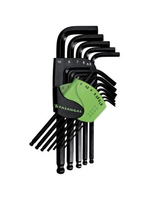 Offset hexagon key wrenches' set - inch series