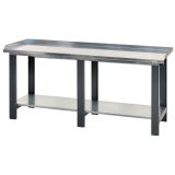 Workbench with steel worktop - 2.0m