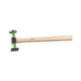 Hammer with round flat face and square milled face