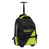 Technical fabric tool backpack with trolley system