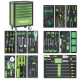 Tools trolley with 6 drawers and assortment of 171 tools