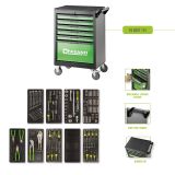 Tool Box FG 101 with 6 drawers and 119pcs assortment of professional tools
